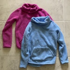 Set of 2 girls 12/14 Champion cowl neck sweaters